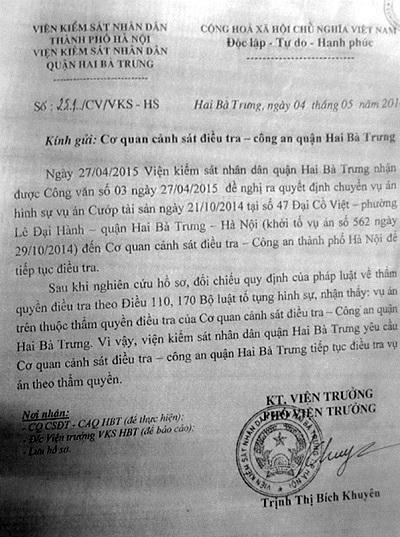 Nghi án dàn dựng vụ cướp tài sản ở Hà Nội: Nhiều dấu hỏi chưa được làm rõ