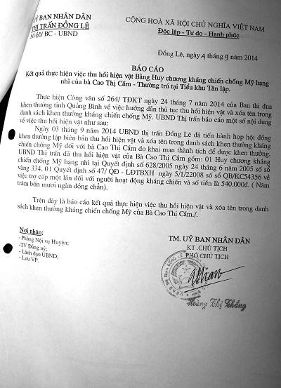 Quảng Bình:  Nhiều dấu hiệu sai phạm trong hồ sơ chính sách người có công