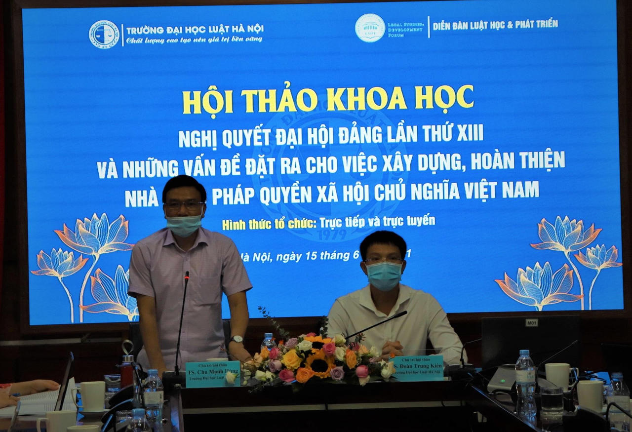 Đại học Luật Hà Nội tổ chức nhiều hoạt động thiết thực trong Tuần lễ nghiên cứu Khoa học năm 2021