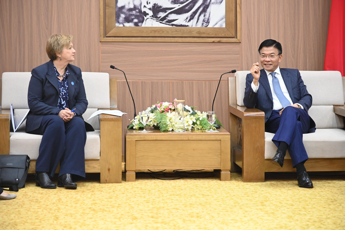 Bộ trưởng Bộ Tư pháp tiếp Trưởng đại diện UNICEF tại Việt Nam