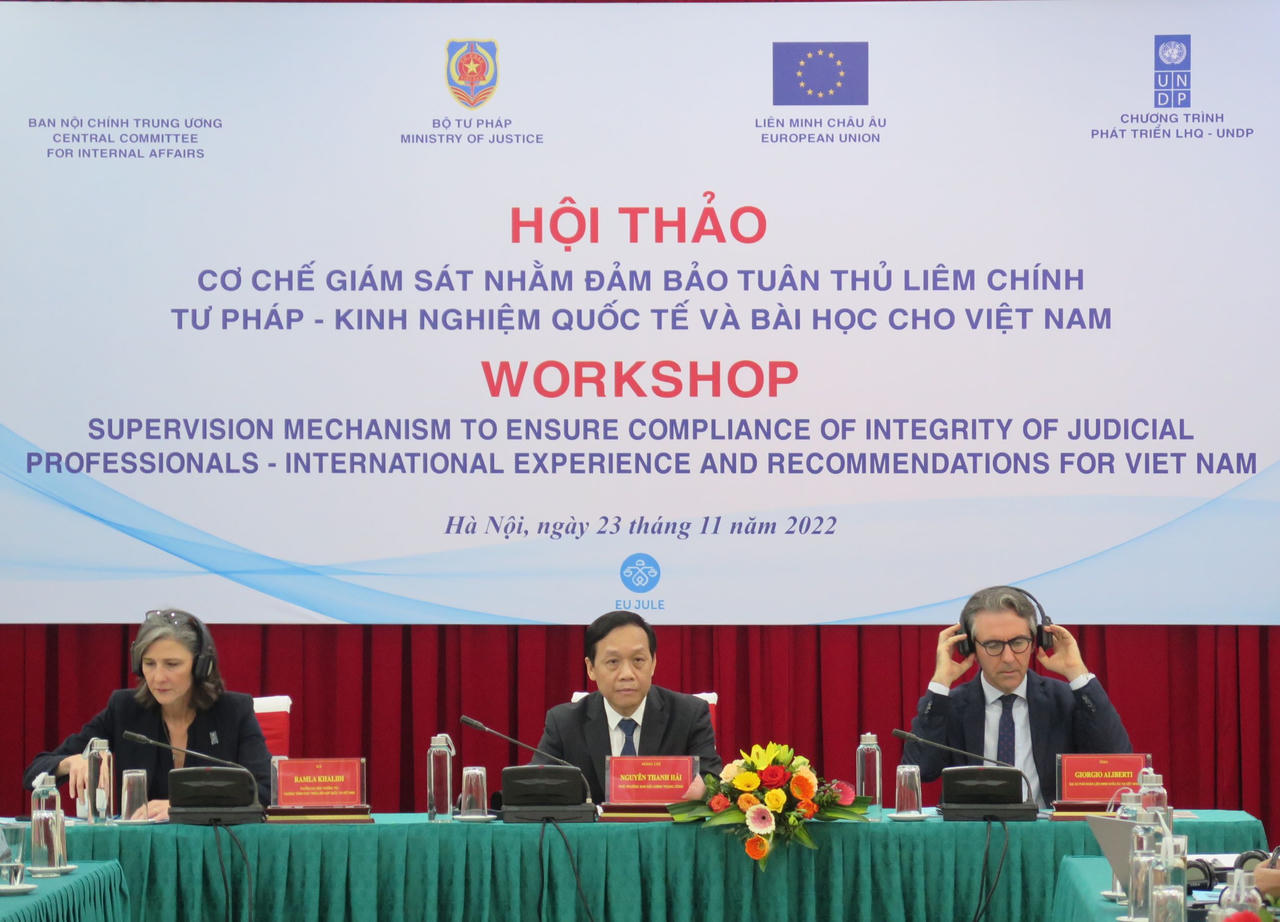 Nghiên cứu cơ chế giám sát nhằm đảm bảo tuân thủ liêm chính tư pháp