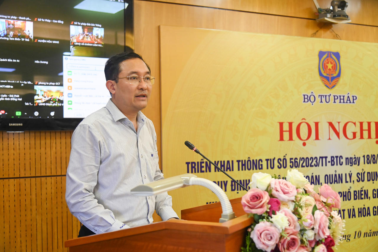 Hội nghị triển khai Thông tư về kinh phí bảo đảm công tác PBGDPL