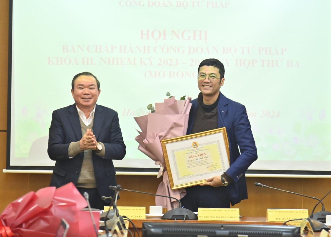 Công đoàn Bộ Tư pháp tiếp tục chăm lo đời sống vật chất, tinh thần cho công đoàn viên