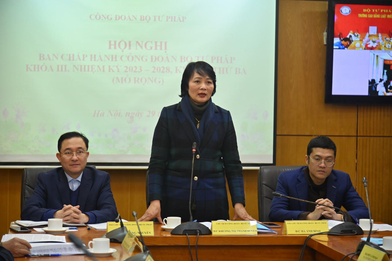 Công đoàn Bộ Tư pháp tiếp tục chăm lo đời sống vật chất, tinh thần cho công đoàn viên