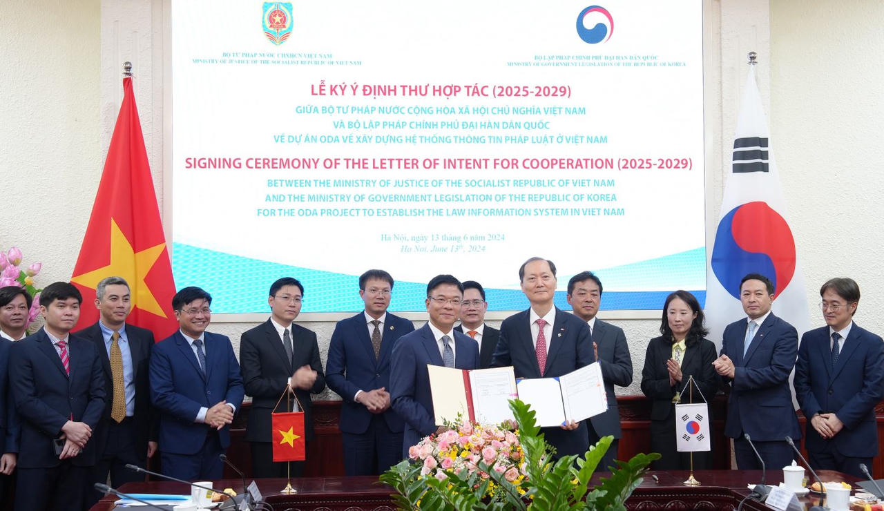 Việt Nam - Hàn Quốc: Tiếp tục thúc đẩy quan hệ hợp tác pháp luật và tư pháp 