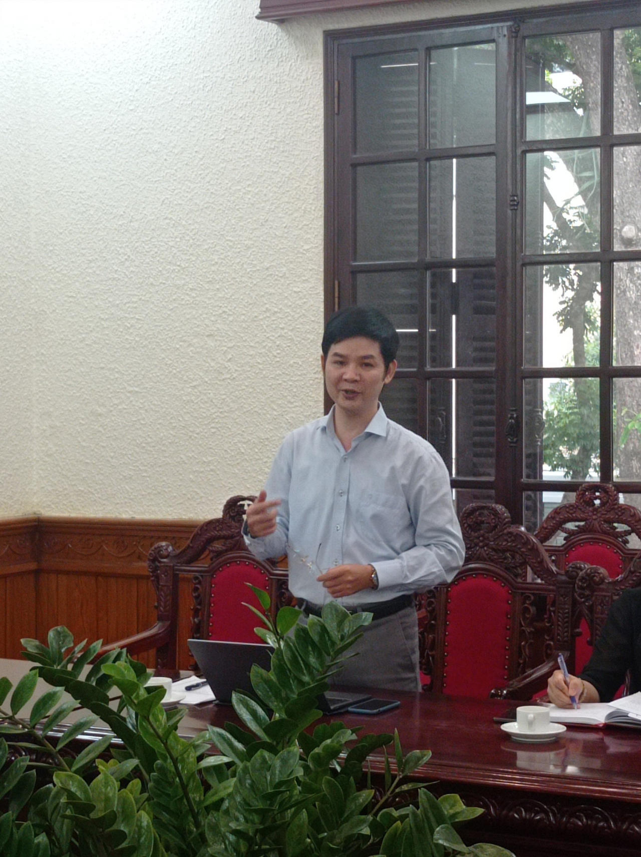 Phối hợp với chuyên gia công nghệ thông tin trong xây dựng, hoàn thiện dự thảo Đề án “Chuyển đổi số trong công tác phổ biến, giáo dục pháp luật”