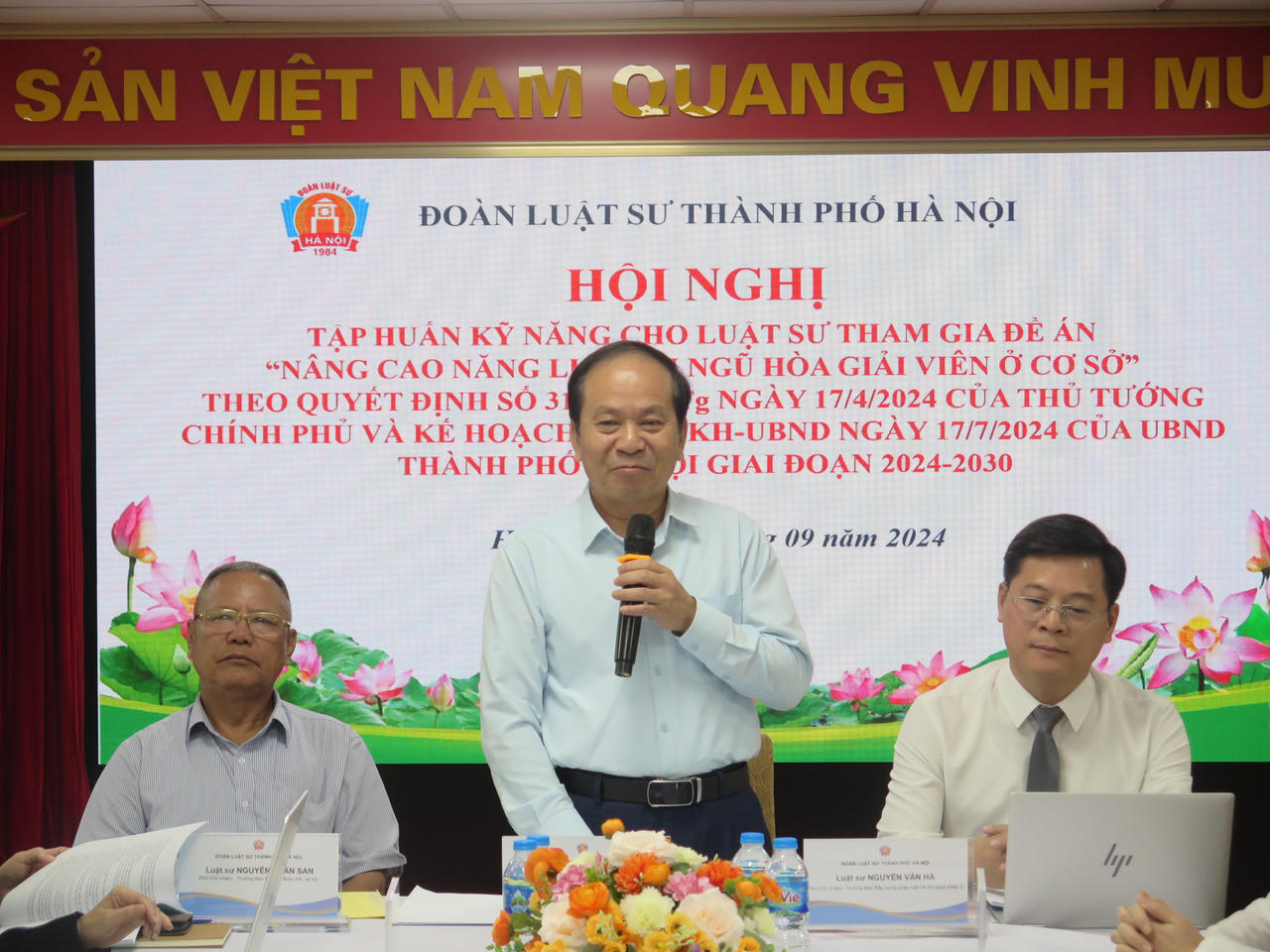 Đoàn Luật sư TP Hà Nội tập huấn kỹ năng, nâng cao năng lực đội ngũ hòa giải viên ở cơ sở