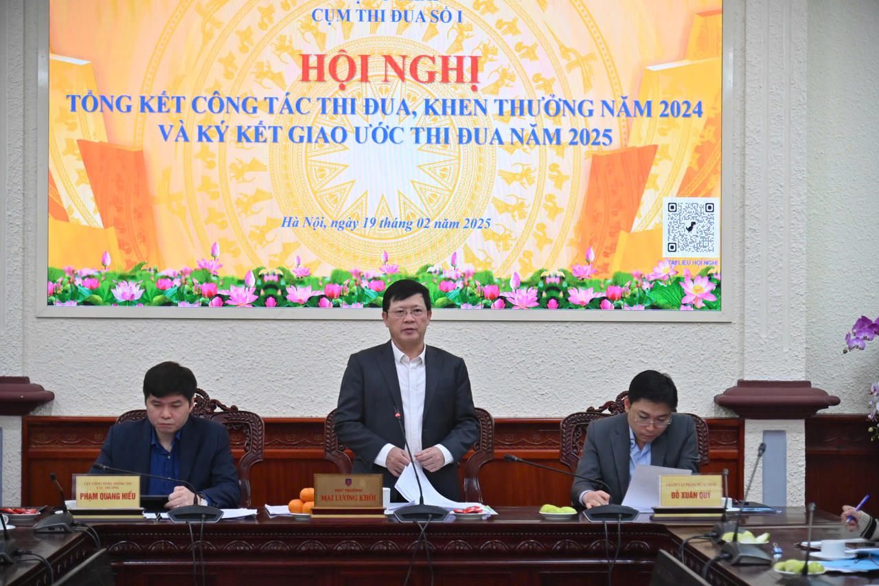 Thứ trưởng Bộ Tư pháp Mai Lương Khôi: Thi đua tạo khí thế sôi nổi, góp phần hoàn thành các nhiệm vụ chính trị được giao