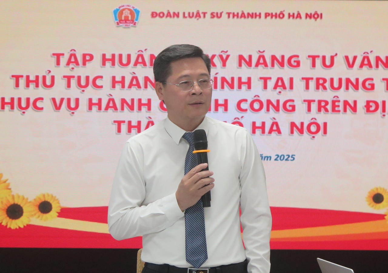 Đoàn Luật sư TP Hà Nội tập huấn kỹ năng tư vấn thủ tục hành chính tại Trung tâm phục vụ hành chính công