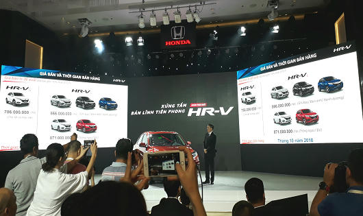 Honda HR-V hoàn toàn mới nhập khẩu từ Thái Lan có giá dưới 900 triệu đồng