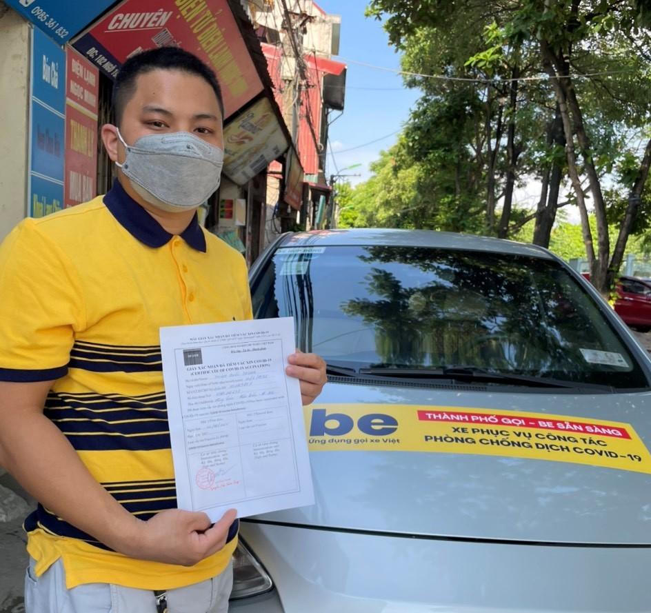 Tài xế Be trực 24/24h tại các trung tâm y tế quận huyện Hà Nội để vận chuyển mẫu phẩm COVID-19