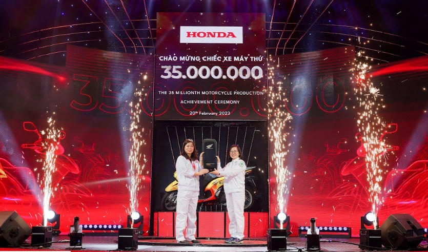 Honda Việt Nam cán mốc 35 triệu xe máy
