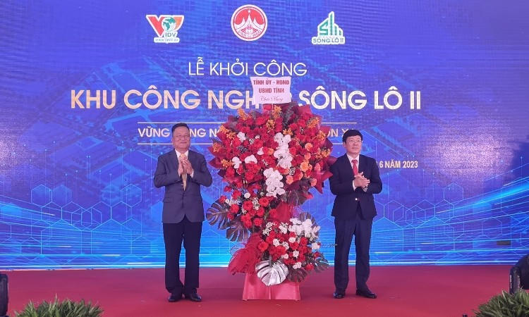 Vĩnh Phúc: Khởi công Khu công nghiệp Sông Lô II