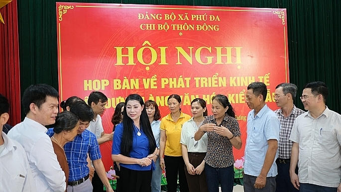 Người dân thụ hưởng thành quả xây dựng nông thôn mới ở Vĩnh Phúc