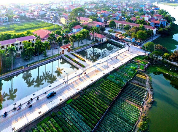 Người dân thụ hưởng thành quả xây dựng nông thôn mới ở Vĩnh Phúc