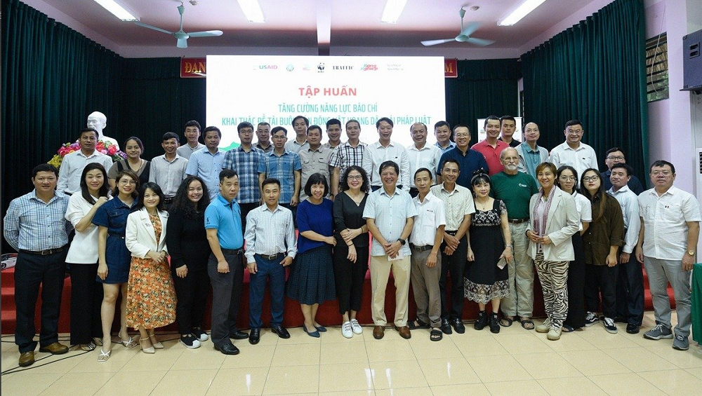 Tập huấn báo chí về buôn bán động vật hoang dã