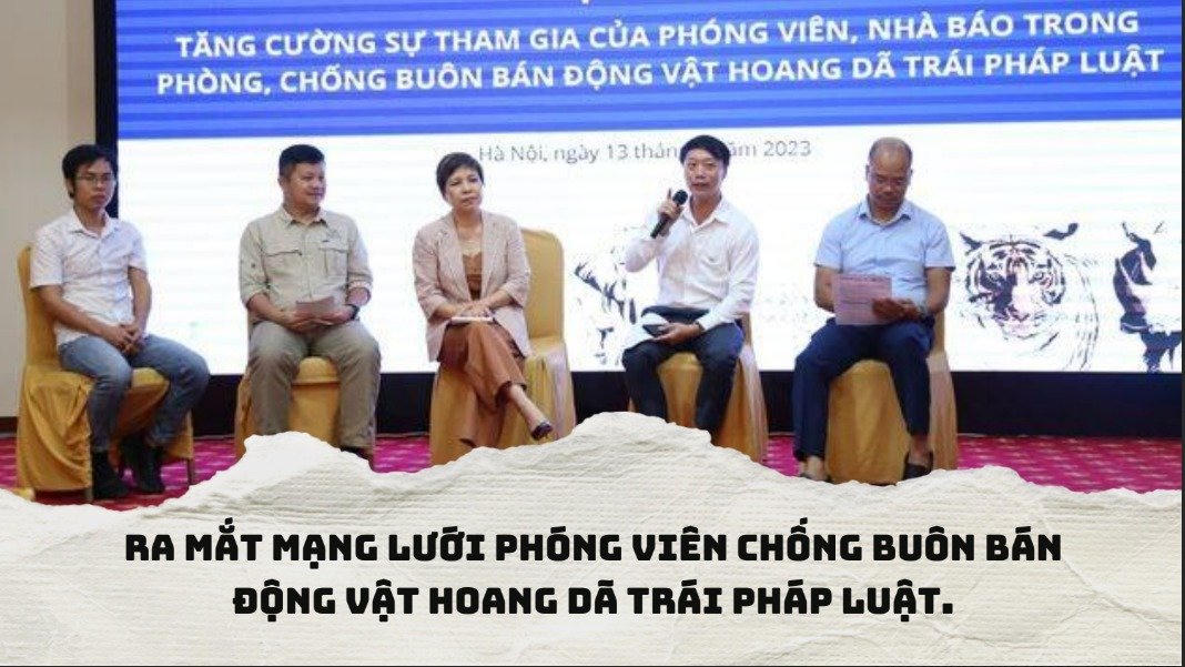 Tập huấn báo chí về buôn bán động vật hoang dã