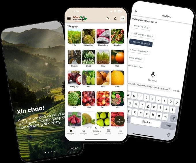 Ra mắt 'Mạng nhà nông - Hành trình nông dân số'