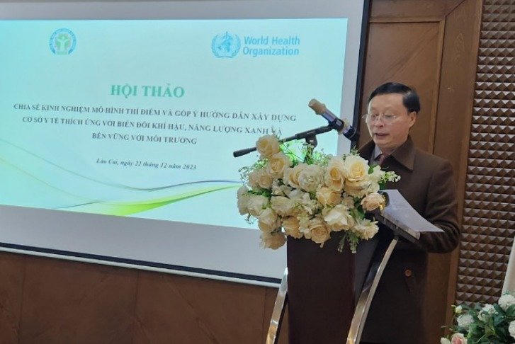 Chia sẻ kinh nghiệm ứng phó với biến đổi khí hậu trong các bệnh viện