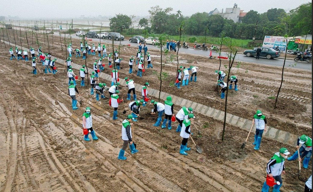 'Ngày hội trồng cây Honda - Vì một Việt Nam xanh' tại tỉnh Hà Nam