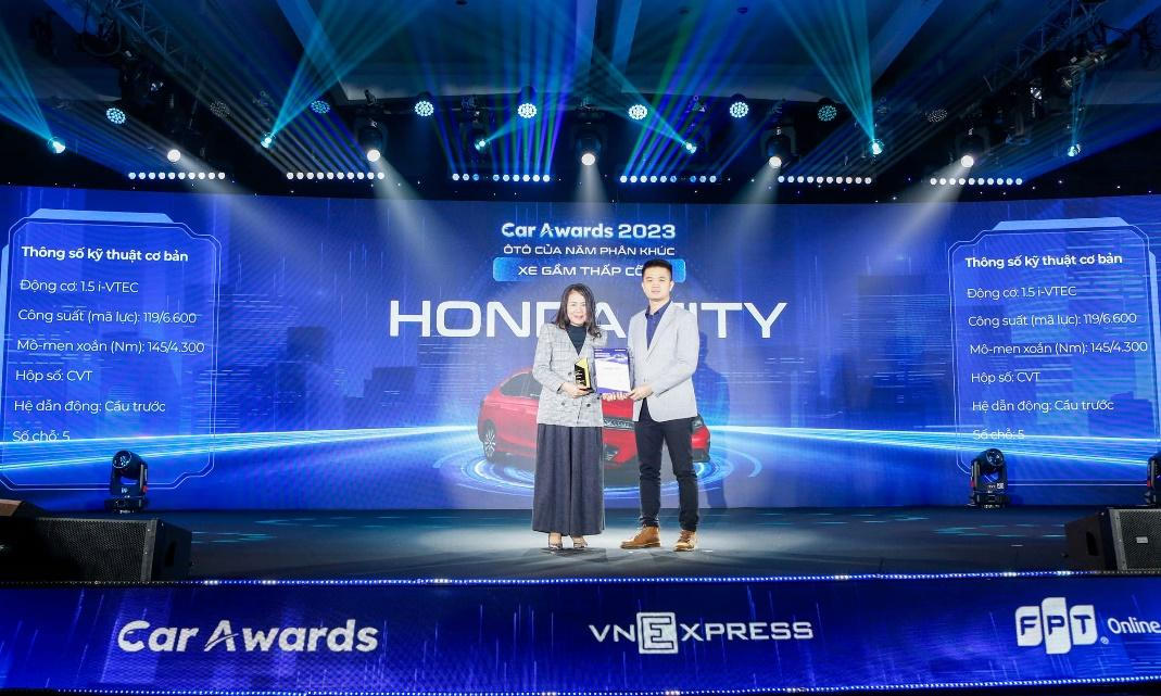 Honda CR-V và Honda City nhận Giải thưởng 'Ô tô của năm'