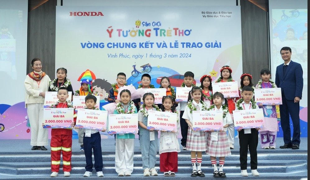 Vinh danh 30 ý tưởng xuất sắc nhất tại Vòng chung kết và Lễ trao giải Sân chơi Ý tưởng trẻ thơ lần thứ 14