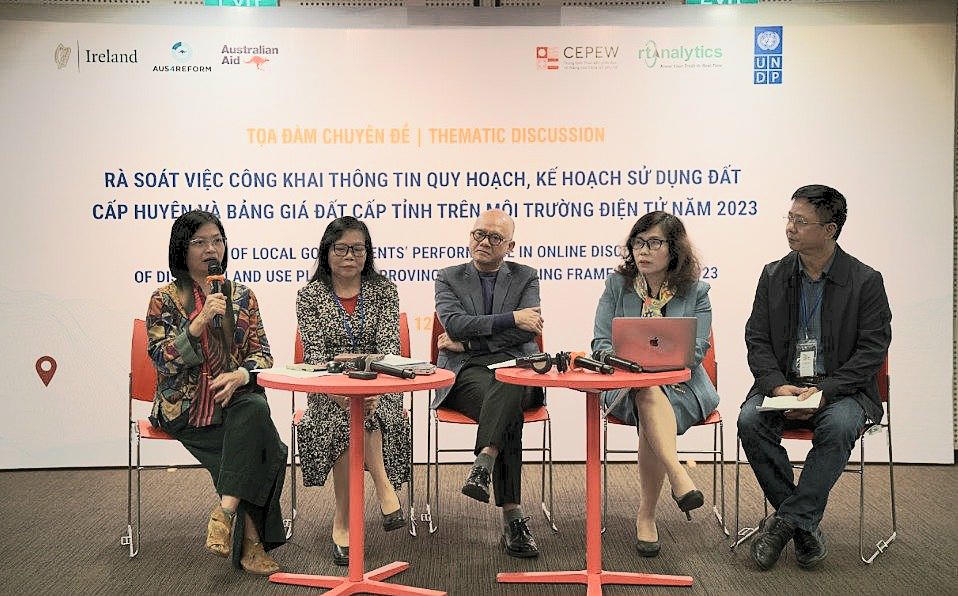 Việc công khai thông tin đất đai được cải thiện