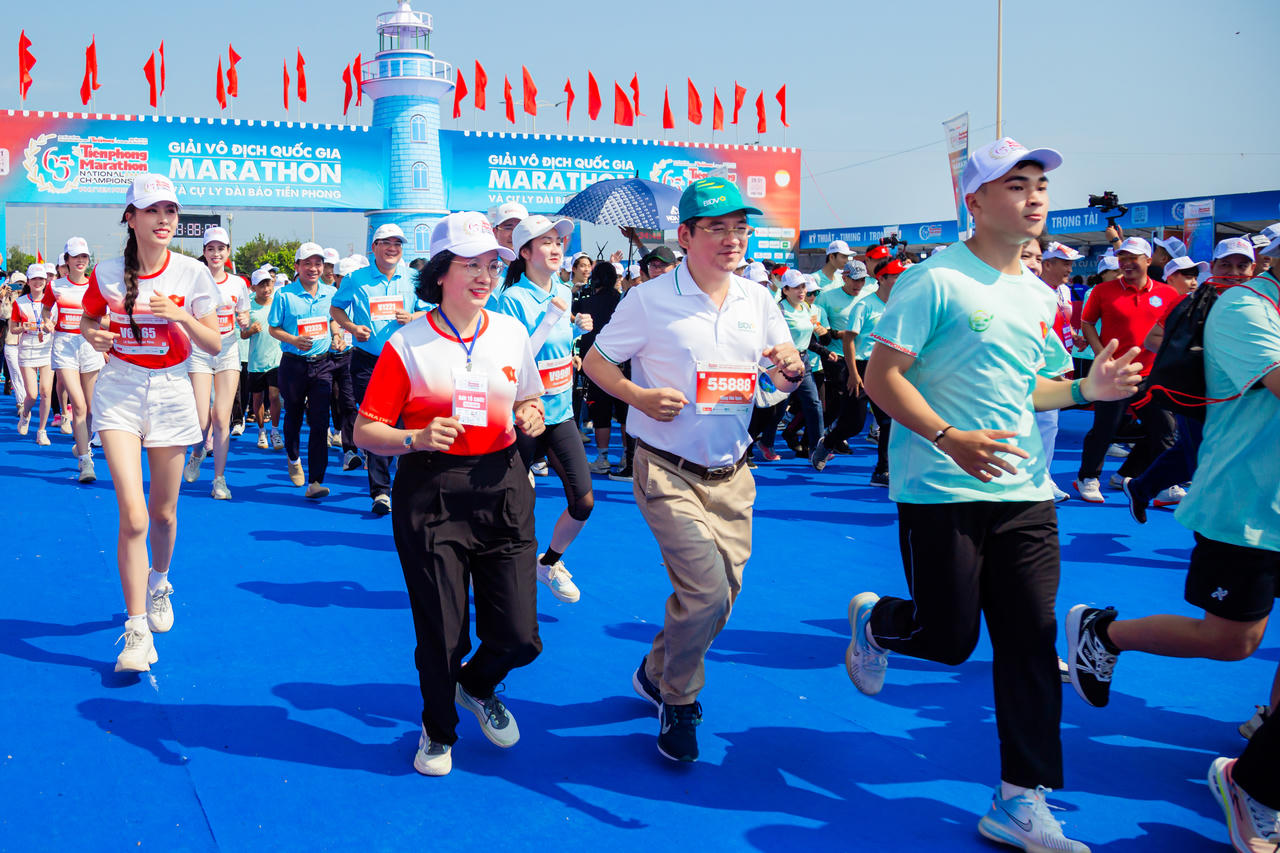 BIDV chung tay làm nên thành công của Tiền Phong Marathon