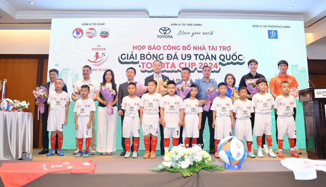 Khởi động giải bóng đá U9 toàn quốc Toyota Cup 2024