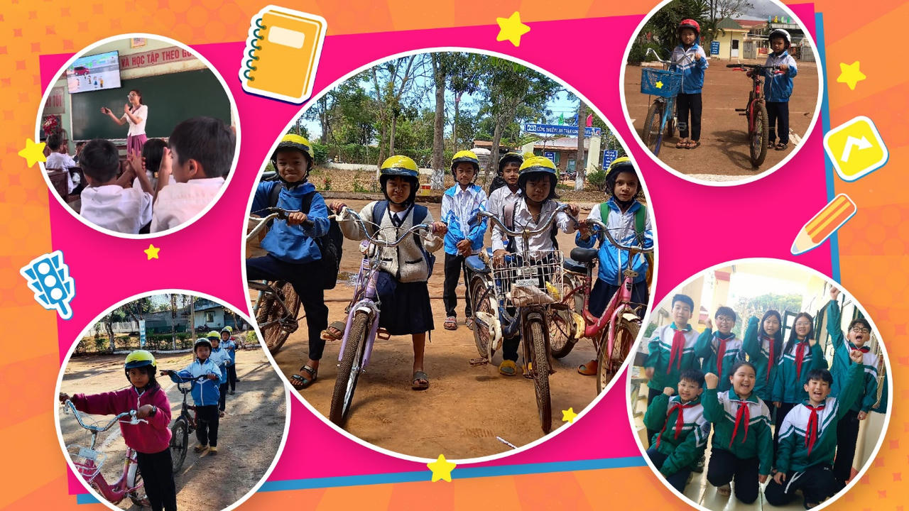 Prudential xây dựng thói quen, hành vi tham gia giao thông an toàn cho học sinh tiểu học