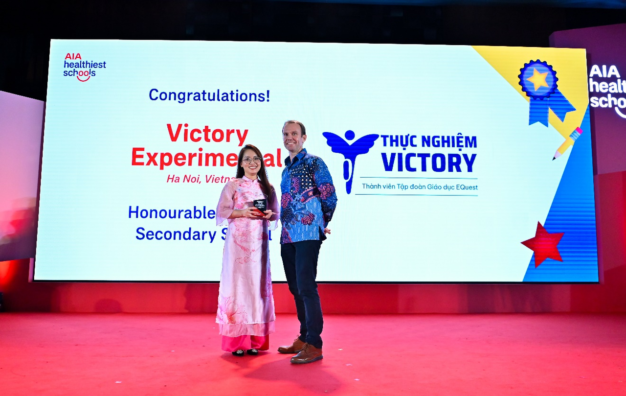Việt Nam giành 2/3 giải khu vực tại Cuộc thi Trường học lành mạnh nhất AIA
