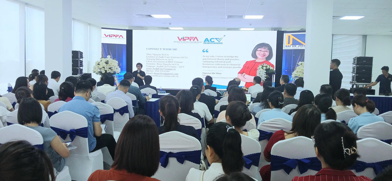 VIPFA hỗ trợ doanh nghiệp khu công nghiệp kiến thức về thanh tra kiểm tra thuế và báo cáo tài chính