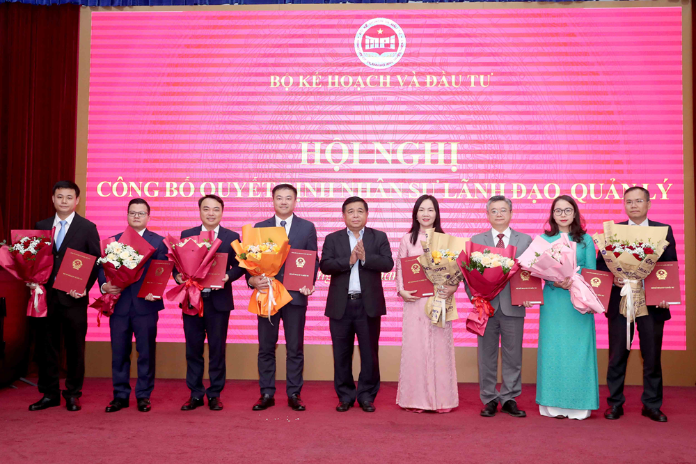 Bộ KH&ĐT điều động, bổ nhiệm một loạt nhân sự