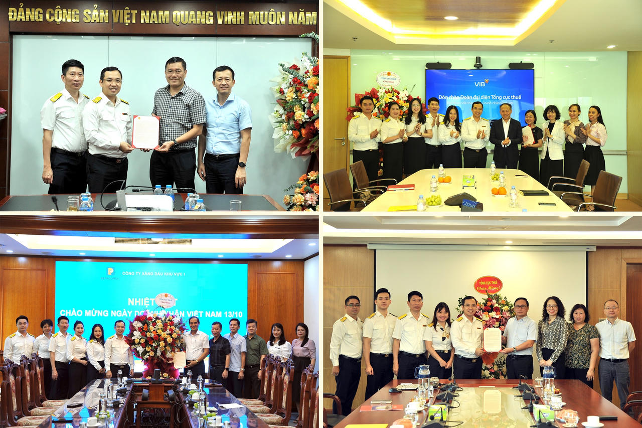 Tổng cục Thuế chúc mừng các doanh nghiệp nhân Ngày Doanh nhân Việt Nam