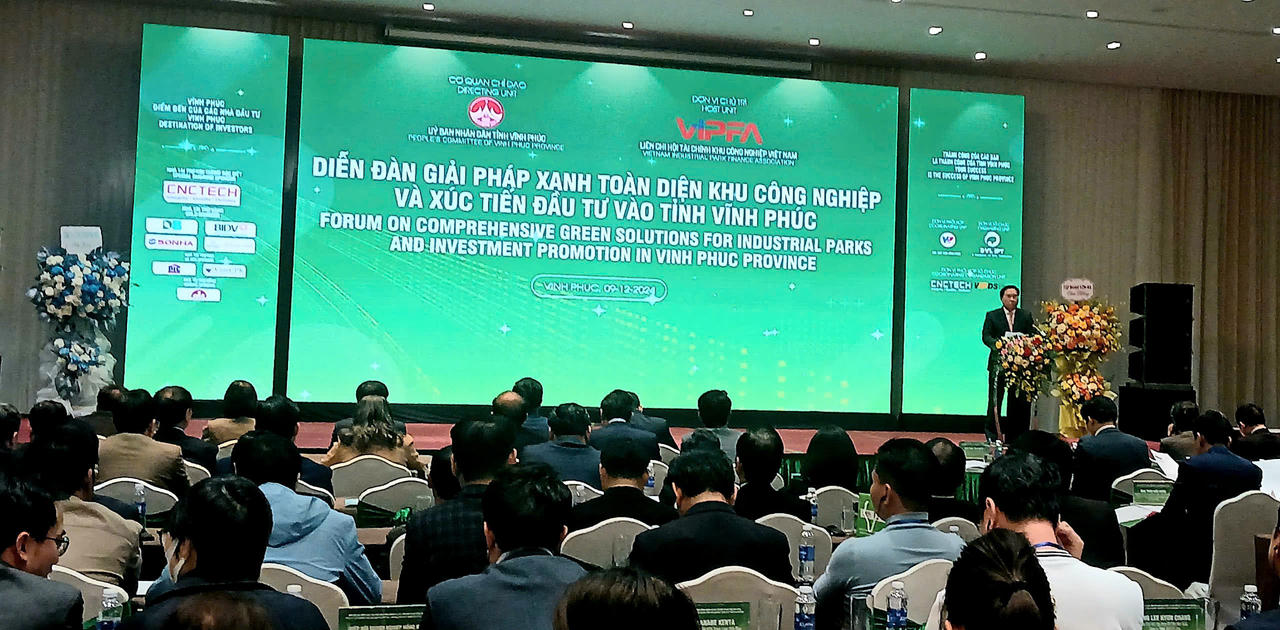 Diễn đàn Giải pháp xanh toàn diện KCN và xúc tiến đầu tư vào tỉnh Vĩnh Phúc