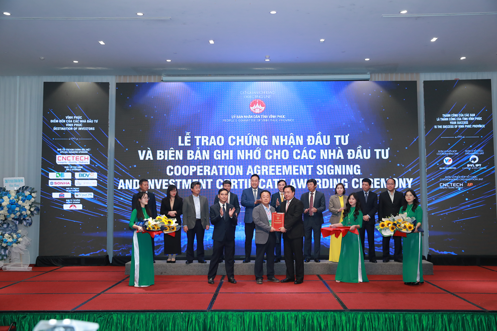 Diễn đàn Giải pháp xanh toàn diện KCN và xúc tiến đầu tư vào tỉnh Vĩnh Phúc