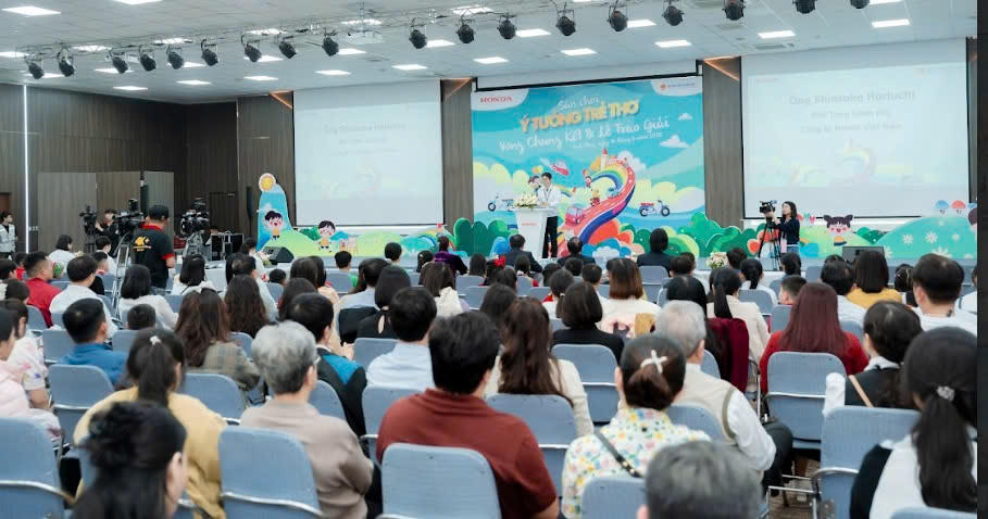Honda Việt Nam vinh danh 30 ý tưởng xuất sắc tại sân chơi Ý tưởng trẻ thơ lần thứ 15