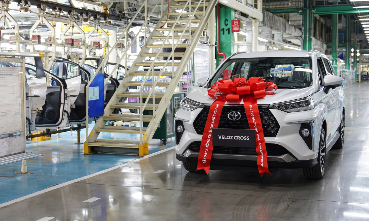 Toyota Việt Nam xuất xưởng chiếc xe thứ 700.000