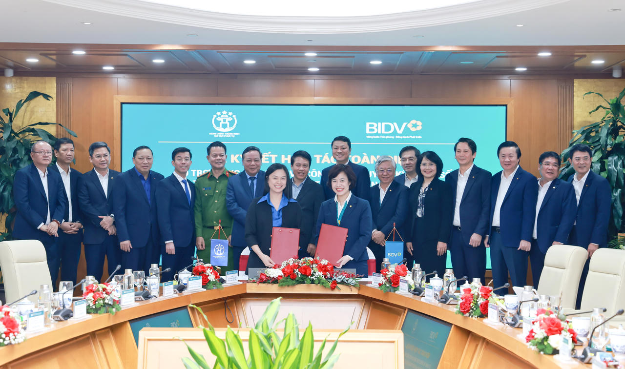 BIDV chung tay đưa dịch vụ công trực tuyến đến gần hơn với người dân, doanh nghiệp