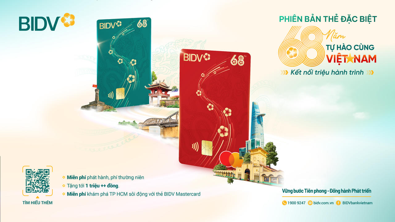 BIDV ra mắt chiến dịch 68 năm Tự hào cùng Việt Nam - Kết nối triệu hành trình