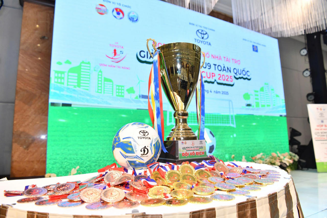 Lần thứ 5 liên tiếp, Toyota Việt Nam đồng hành cùng Giải Bóng đá U9 toàn quốc - Toyota Cup 2025