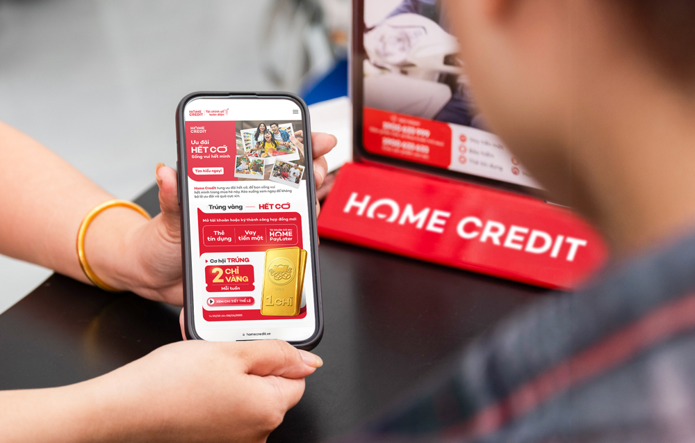 Home Credit khuấy động mùa hè với chương trình trúng vàng mỗi tuần