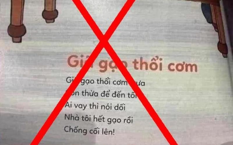 Bộ GD&ĐT thông tin về bài thơ trong sách giáo khoa dạy trẻ nói dối gây xôn xao dư luận