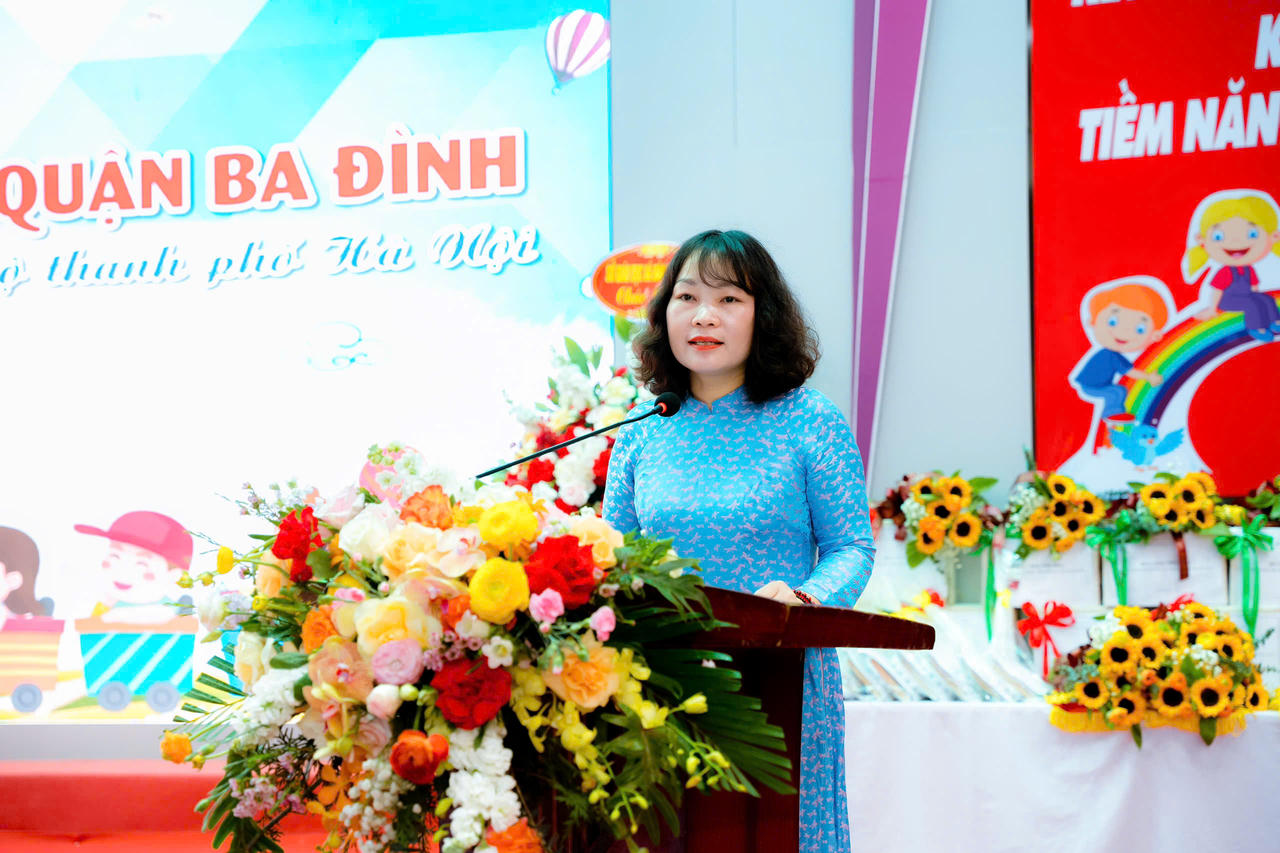 Liên hoan “Bé khỏe, bé ngoan” ngành Giáo dục quận Ba Đình