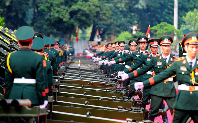 Toàn cảnh Lễ đón trọng thể Chủ tịch Trung Quốc Tập Cận Bình