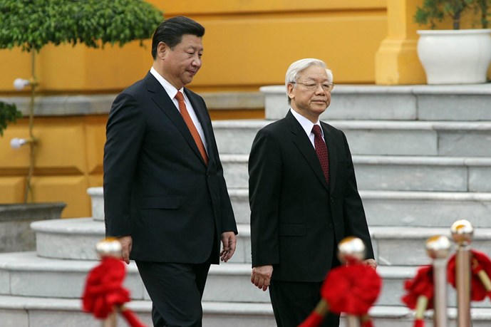 Toàn cảnh Lễ đón trọng thể Chủ tịch Trung Quốc Tập Cận Bình