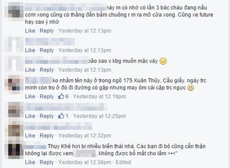 Cảnh báo kẻ biến thái rình mò trên đường phố Hà Nội