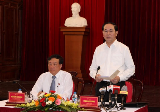 Chủ tịch nước yêu cầu Tòa cấp trên tăng cường kiểm tra Tòa cấp dưới