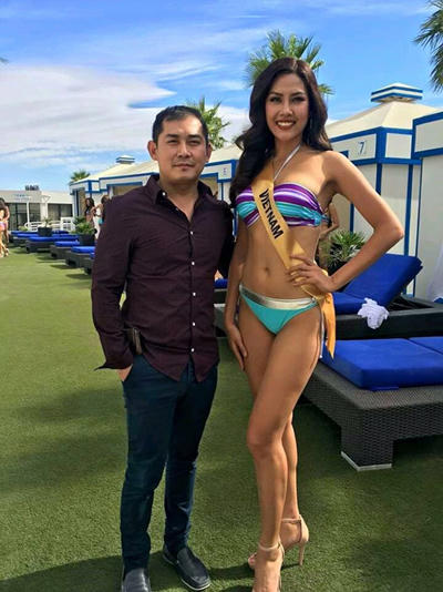 Nguyễn Thị Loan tự tin trình diễn bikini bên dàn người đẹp quốc tế