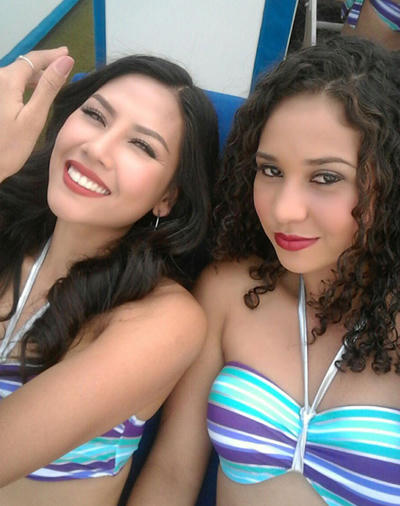 Nguyễn Thị Loan tự tin trình diễn bikini bên dàn người đẹp quốc tế